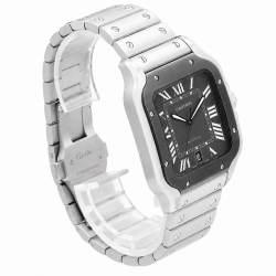 Cartier Santos Large Size WSSA0037 ADLC Bezel Watch